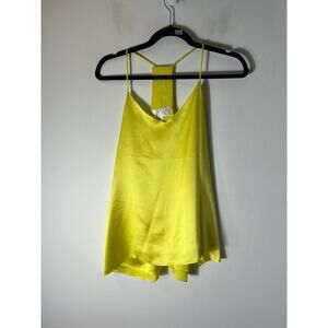 Yellow Sleeveless Blouse
